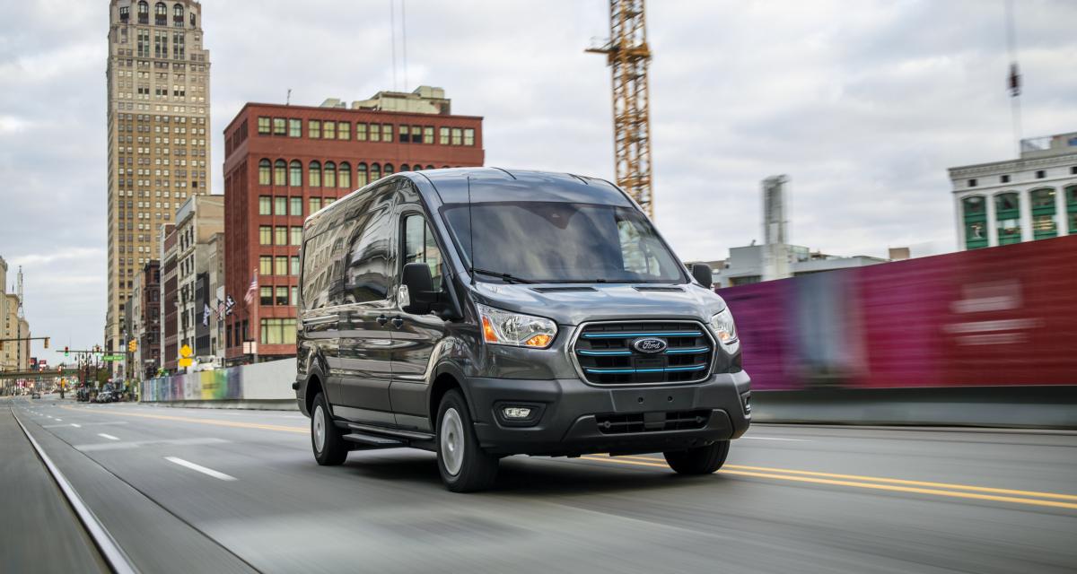 Ford E-Transit (2022) : 350 km d’autonomie, nouvelle référence chez les utilitaires électriques ?